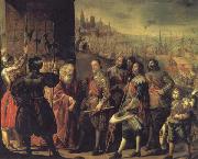 PEREDA, Antonio de The Relief of Genoa France oil painting artist